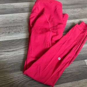 lululemon athletica Red Leggings